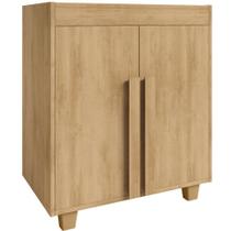 Balcão Buffet Multiúso RV Móveis Croácia ideal para cozinha ou quarto 2 portas com prateleiras Cinamomo