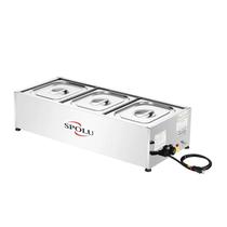 Balcão Buffet Rechaud Térmica Mesa Self Service Elétrico Inox 3 Cubas 220v Spolu Balcão Buffet Rechaud Térmica Mesa Self Service Elétrico Inox 3 Cubas 220v Spolu