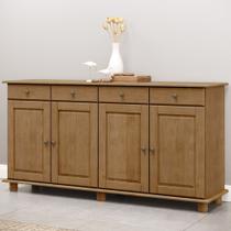 Balcão Buffet Sala de Jantar 169cm 4 Portas 4 Gavetas Rubia F07 - Mpozenato