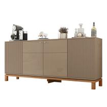Balcão Buffet Sala de Jantar 179cm Lucca Areia/Freijó C01 - Mpozenato Balcão Buffet Sala de Jantar 179cm Lucca Areia/Freijó C01 - Mpozenato