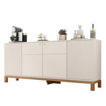 Balcão Buffet Sala de Jantar 179cm Lucca Off/Freijó C01 - Mpozenato Balcão Buffet Sala de Jantar 179cm Lucca Off/Freijó C01 - Mpozenato
