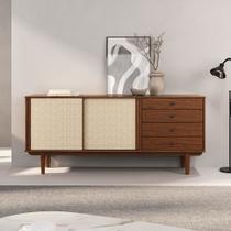 Balcão Buffet Sala de Jantar Madeira 2 Portas Castanho Simona