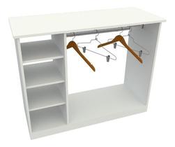 Balcão Cabideiro M4 Mdp Atendimento Expositor Central Roupa