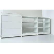 Balcão Caixa + 2 Expositores Lojas E Comércios Branco - Suprema Móveis Balcão Caixa + 2 Expositores Lojas E Comércios Branco - Suprema Móveis