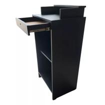 Balcão Caixa Com Gaveta Lojas E Comércios 100% Mdf Preto Desmontado - Suprema Móveis Balcão Caixa Com Gaveta Lojas E Comércios 100% Mdf Preto Desmontado - Suprema Móveis