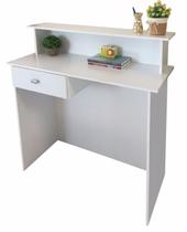 Balcão Caixa Com Gaveta Recepção Loja Branco Balcão Caixa Com Gaveta Recepção Loja Branco