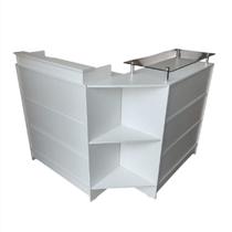 Balcão Caixa E Recepção 100% Mdf Lojas E Comércios Branco - Suprema Móveis Balcão Caixa E Recepção 100% Mdf Lojas E Comércios Branco - Suprema Móveis