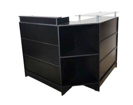 Balcão Caixa E Recepção 100% Mdf Lojas E Comércios Preto - Suprema Móveis Balcão Caixa E Recepção 100% Mdf Lojas E Comércios Preto - Suprema Móveis