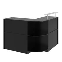 Balcão Caixa Em L 100% MDF Modelo New 134+134x95x45 cm Comac