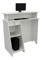 Balcão Caixa M12 P/ Computador (recepção Vallet Loja Gaveta)