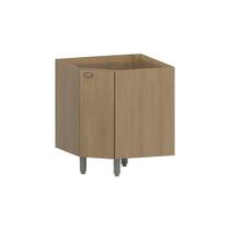 Balcão Canto Diagonal Sem Tampo 1 Porta Classic Luciane Móve Freijó/freijó Brasil