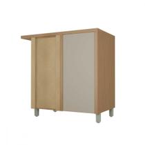 Balcão Canto Dir Esq 1 Porta Nesher Condessa 93x52cm Mdf Balcão Canto Dir Esq 1 Porta Nesher Condessa 93x52cm Mdf