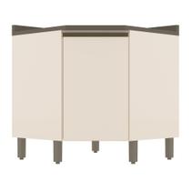 Balcão Canto Oblíquo 1 Porta com Tampo Connect - Móveis Henn