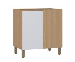 Balcão Canto Reto 95 Cm sem Tampo 1 Porta Slim Luciane Moveis Balcão Canto Reto 95 Cm sem Tampo 1 Porta Slim Luciane Moveis
