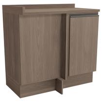 Balcao Canto Reto Com Tampo 1p 98 Cm Maxxi Nogal Kappesberg Balcao Canto Reto Com Tampo 1p 98 Cm Maxxi Nogal Kappesberg