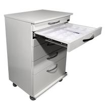 Balcão Carrinho Auxiliar Odontológico C/ 5 Gavetas-gaveteiro