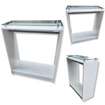 Balcão Central Loja Expositor Arara Cabideiro Vidro