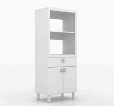 Balcão com 02 Portas BL3305 Branco - Tecno Mobili