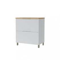 Balcão Com Tampo 100 MDF 1 Porta 1 Gaveta 80cm Marquesa Nesher Balcão Com Tampo 100 MDF 1 Porta 1 Gaveta 80cm Marquesa Nesher