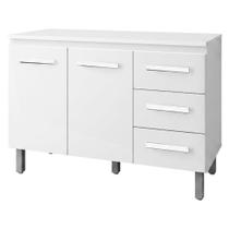 Balcao Com Tampo 120cm 9110x9300 Branco Mobbs