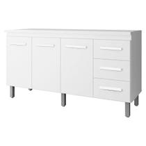 Balcao Com Tampo 160cm 9140X9320 Branco Mobbs