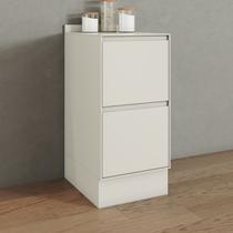 Balcão com Tampo 2 Gavetas MDF 40cm Fineze Bege/Areia HP Balcão com Tampo 2 Gavetas MDF 40cm Fineze Bege/Areia HP