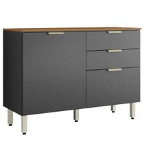 Balcao Com Tampo 2P 2G 120 cm Alba Demobile