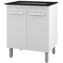 Balcao Com Tampo 75 cm Para Cooktop 5 Bocas 9255 Branco Mobbs Balcao Com Tampo 75 cm Para Cooktop 5 Bocas 9255 Branco Mobbs