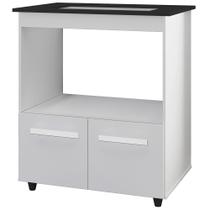 Balcao Com Tampo Cooktop 4 Bocas 75cm 9440 Branco Mobbs