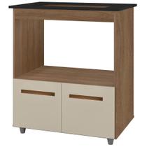 Balcao Com Tampo Cooktop 4 Bocas 75cm 9440 Savana Off White Mobbs Savana Off White