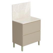 Balcão Com Tampo Cozinha Art com 1 Porta e 1 Gaveta Balcão Com Tampo Cozinha Art com 1 Porta e 1 Gaveta