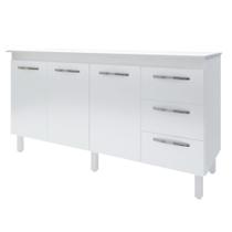 Balcão Com Tampo Emily 160 cm Branco Moblis