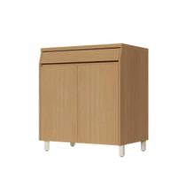 Balcão Com Tampo Simone Mendes 2 Portas 1 Gaveta 80cm Carvalho Greige Nesher Balcão Com Tampo Simone Mendes 2 Portas 1 Gaveta 80cm Carvalho Greige Nesher