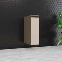 Balcão Condimentos 20cm 1 Porta com Tampo 100% MDF Aurora Espresso Móveis