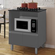 Balcão Cooktop 4 e 5 Bocas Renata 70cm 2 Portas para Cozinha com Tampo Cortado Balcão Cooktop 4 e 5 Bocas Renata 70cm 2 Portas para Cozinha com Tampo Cortado