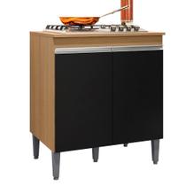 Balcão Cooktop Andréia 79cm com 2 Portas - AJL Móveis Balcão Cooktop Andréia 79cm com 2 Portas - AJL Móveis