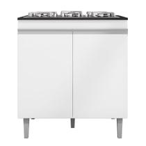 Balcão Cooktop Andréia 79cm com 2 Portas - AJL Móveis Balcão Cooktop Andréia 79cm com 2 Portas - AJL Móveis