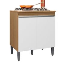 Balcão Cooktop Andréia 79cm com 2 Portas - AJL Móveis
