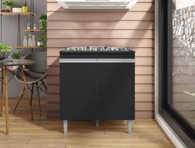 Balcão Cooktop Andreia Branco 4 ou 5 Bocas - Ajl Móveis