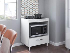 Balcão Cooktop e Forno 04 Bocas Com Pé Jade - Móveis Paraná