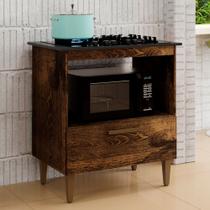 Balcão Cooktop Eliz 1 Porta 4 Bocas Kaiki Móveis