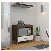 Balcão cooktop para cozinha 1 gaveta Palermo Branco - Catar Móveis Sul Balcão cooktop para cozinha 1 gaveta Palermo Branco - Catar Móveis Sul