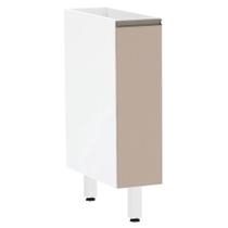 Balcão Cozinha 20 cm Sem Tampo 1 Porta Conect PÉROLA Luciane Móveis