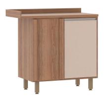 Balcão Cozinha 95cm Canto Reto 1 Porta Connect Lari Luciane Móveis