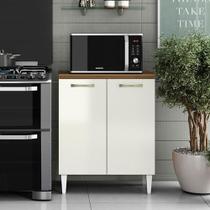 Balcão Cozinha Com Tampo 70cm Com 2 Portas Joana Atacama-off White A09 - D'rossi Balcão Cozinha Com Tampo 70cm Com 2 Portas Joana Atacama-off White A09 - D'rossi