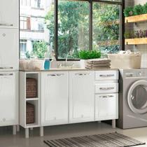 Balcão Cozinha de Aço 140cm para Pia Star New Branco Balcão Cozinha de Aço 140cm para Pia Star New Branco