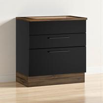 Balcão Cozinha em Aço 2 Gavetas 80cm com Tampo para Cooktop 5 Bocas Rodapé PVC Exclusive Itatiaia Balcão Cozinha em Aço 2 Gavetas 80cm com Tampo para Cooktop 5 Bocas Rodapé PVC Exclusive Itatiaia