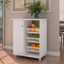 Balcão Cozinha Fruteira Genialflex Lucy Branco Balcão Cozinha Fruteira Genialflex Lucy Branco