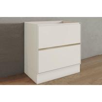 Balcão Cozinha Henn Fineze 2 Gavetas 80cm Areia