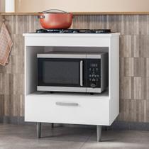 Balcão Cozinha Multiuso Alecrim Para Cooktop E Micro-ondas 1 Gaveta